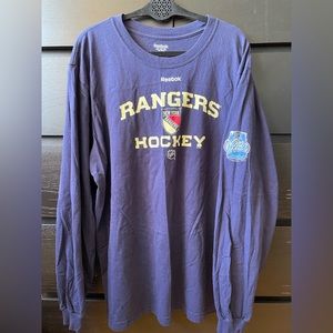 Reebok NY Rangers Winter Classic Long Sleeve Tee